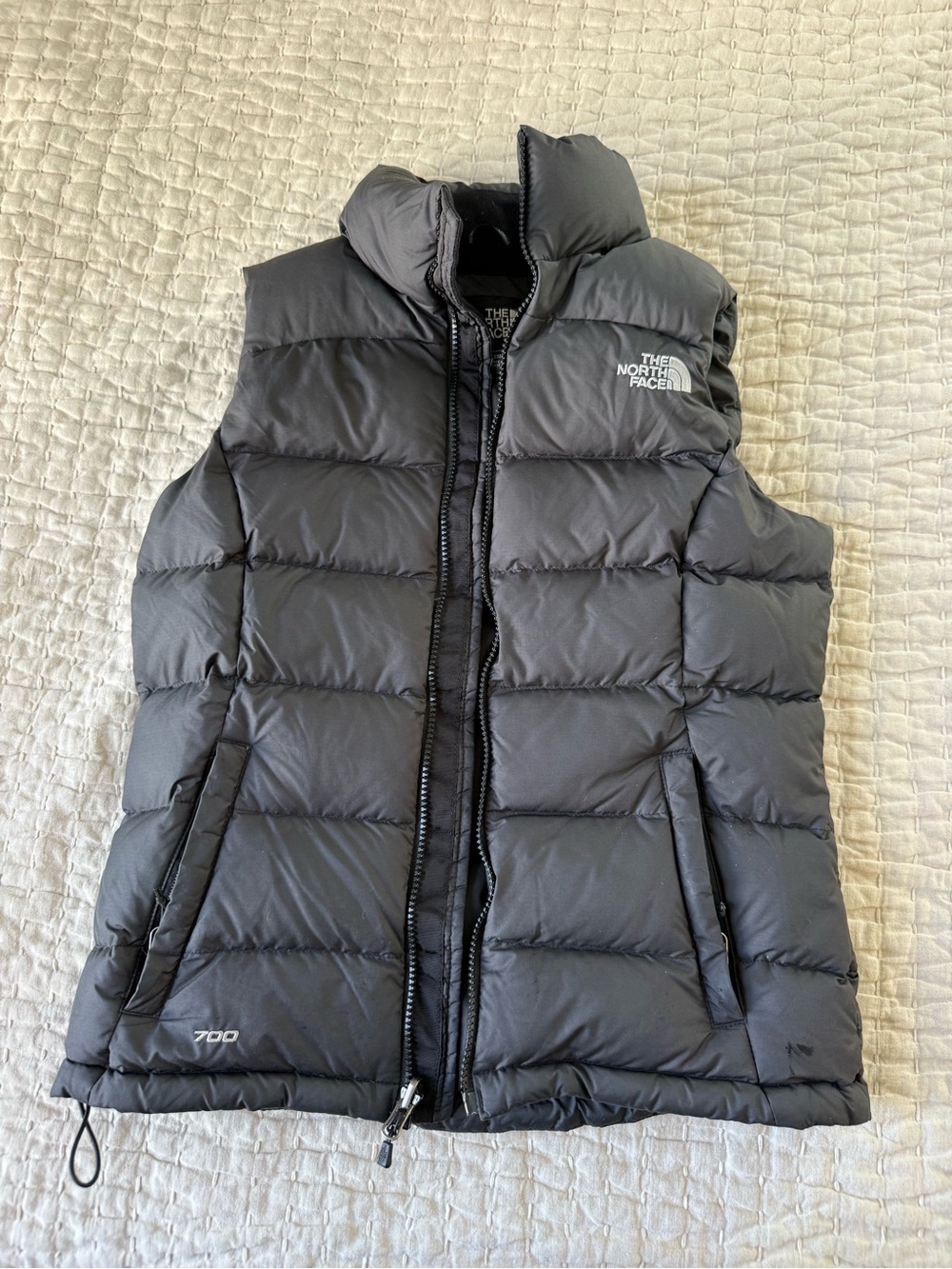 The north face puffer vest